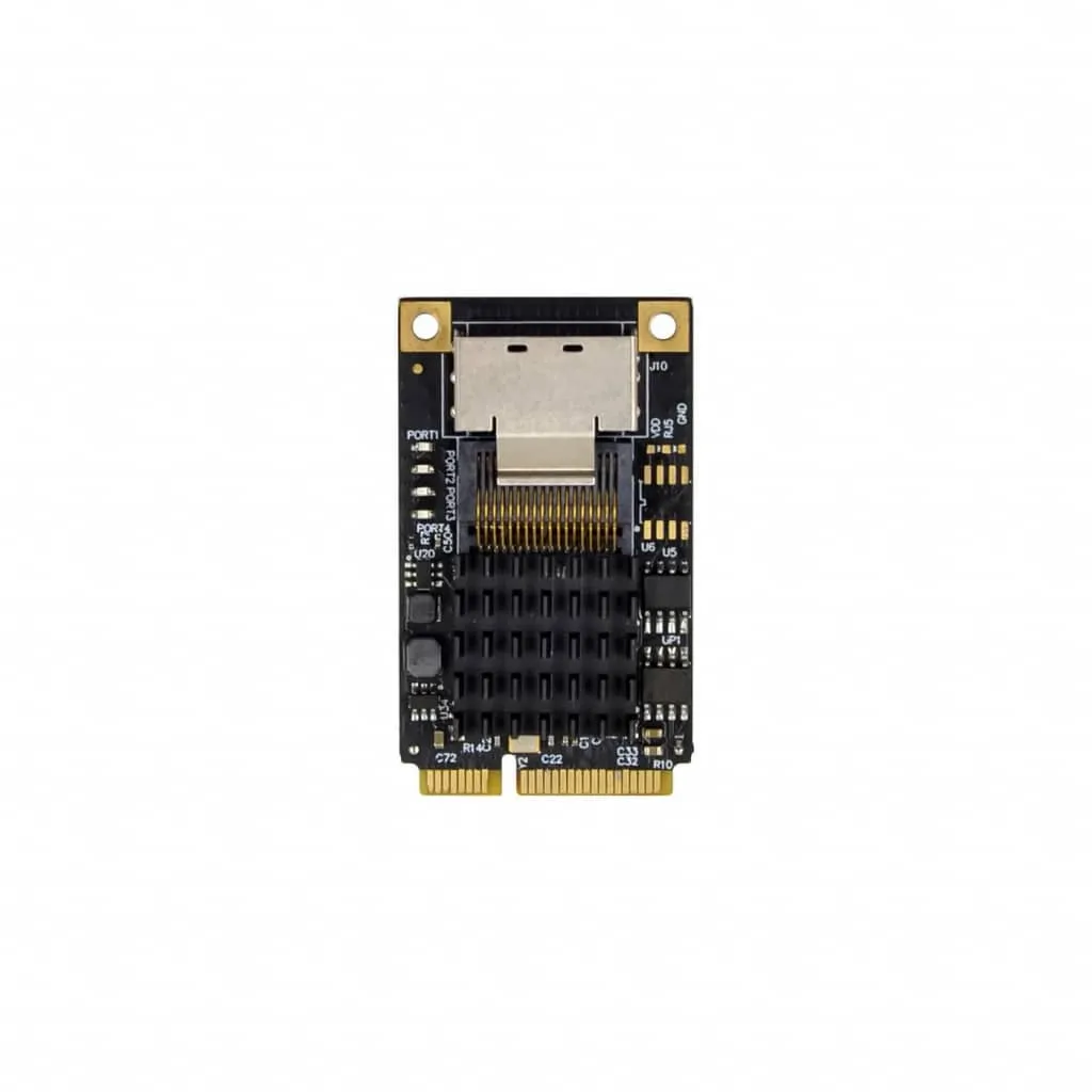 Microconnect MINIPCIE Marvell 88SE9215 uitbreidingskaart SAS