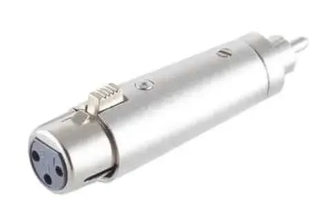 Microconnect XLR verloopadapter audio professioneel