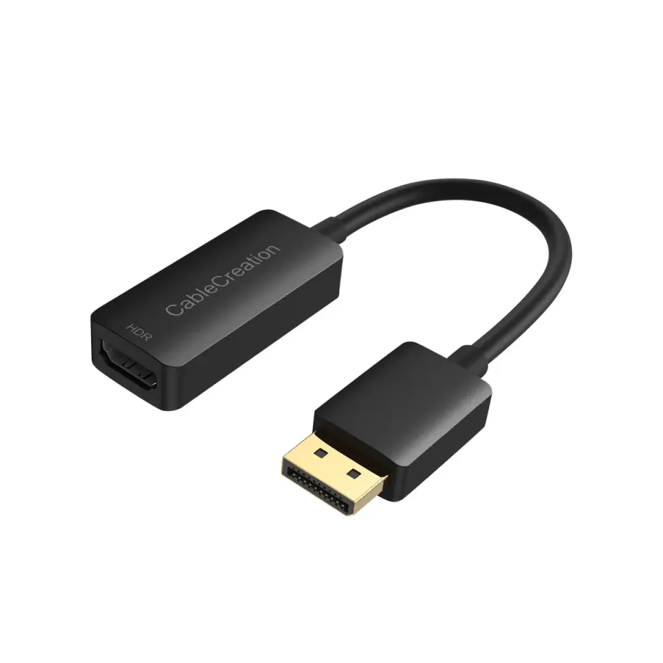 CableCreation DisplayPort naar HDMI adapter 4K 60Hz HDR