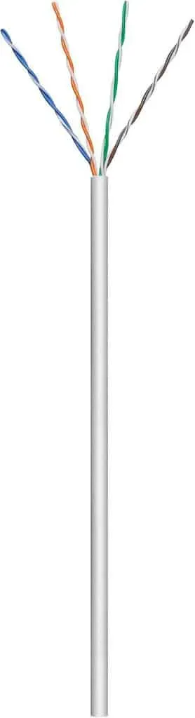 Microconnect CAT5e U/UTP installatiekabel 305m grijs soepel