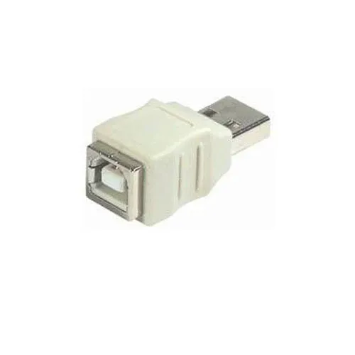 T.E.G. USB 2.0 verloopadapter A male naar B female