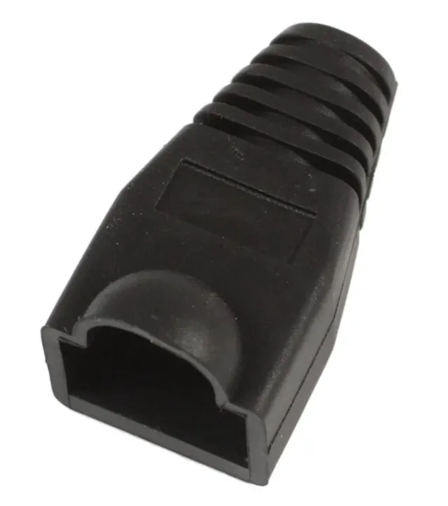 Microconnect RJ45 knikbeschermer zwart 50 stuks boot