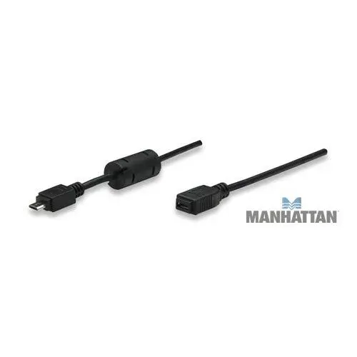 T.E.G. USB 2.0 Micro-B verlengkabel 1,8 m zwart