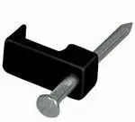 T.E.G. NYFAZ 3x5 mm spijkerzadel kabelclip zwart 100 stuks