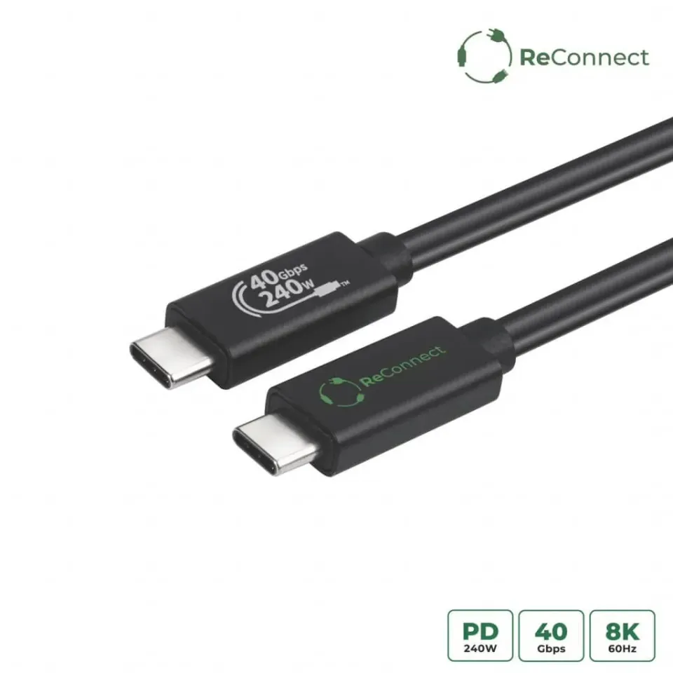 Microconnect ReConnect USB4 Gen 3x2 kabel 0,5m