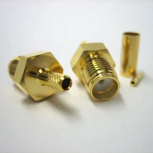 T.E.G. SMA reverse female connector RG174 krimp