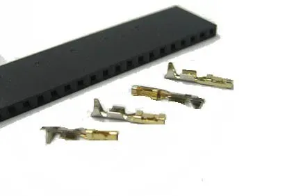 T.E.G. connectorstrip 1x20 female printconnector busjes