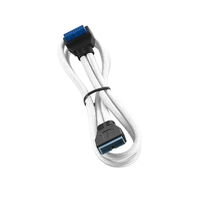 CableMod ModFlex USB 3.0 verlengkabel 50cm haaks wit
