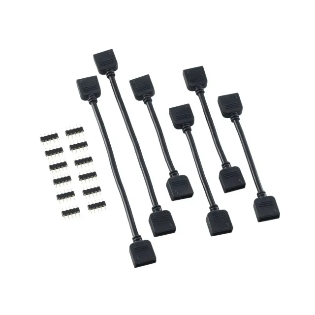 CableMod 5-pin LED verlengkabel set zwart