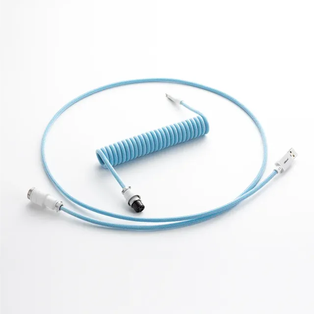 CableMod Pro Coiled toetsenbordkabel USB-C 150cm blauw