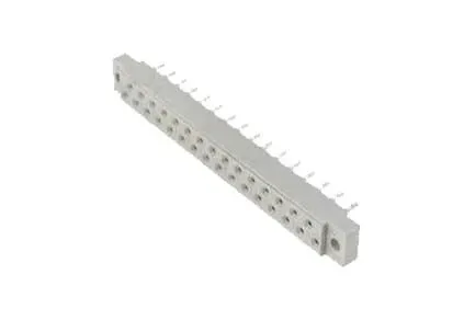 T.E.G. DIN 41617 connector 31 polig female soldeer