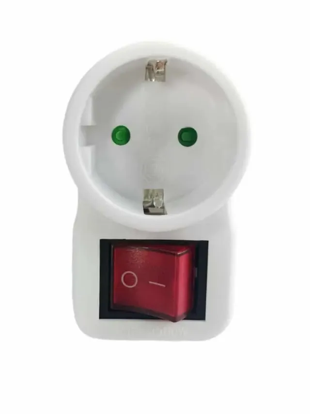 MicroConnect CEE 7/4 contrastekker wit 230V 16A
