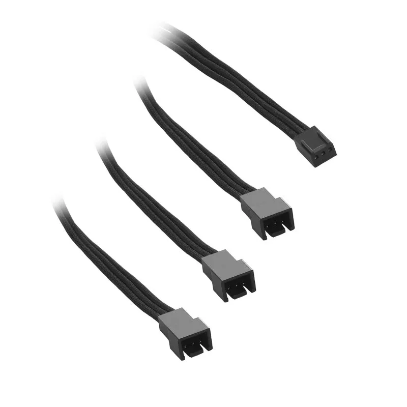 CableMod ModFlex fan splitter 3-pin 60cm zwart