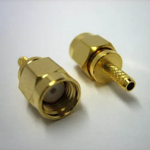 T.E.G. SMA reverse male krimpstekker voor RG58 kabel
