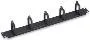 T.E.G. 19 inch 1U kabelmanager RAL9005 zwart