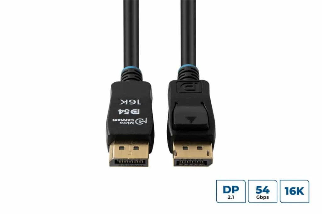 Microconnect DisplayPort 2.1 kabel 3m zwart 16K