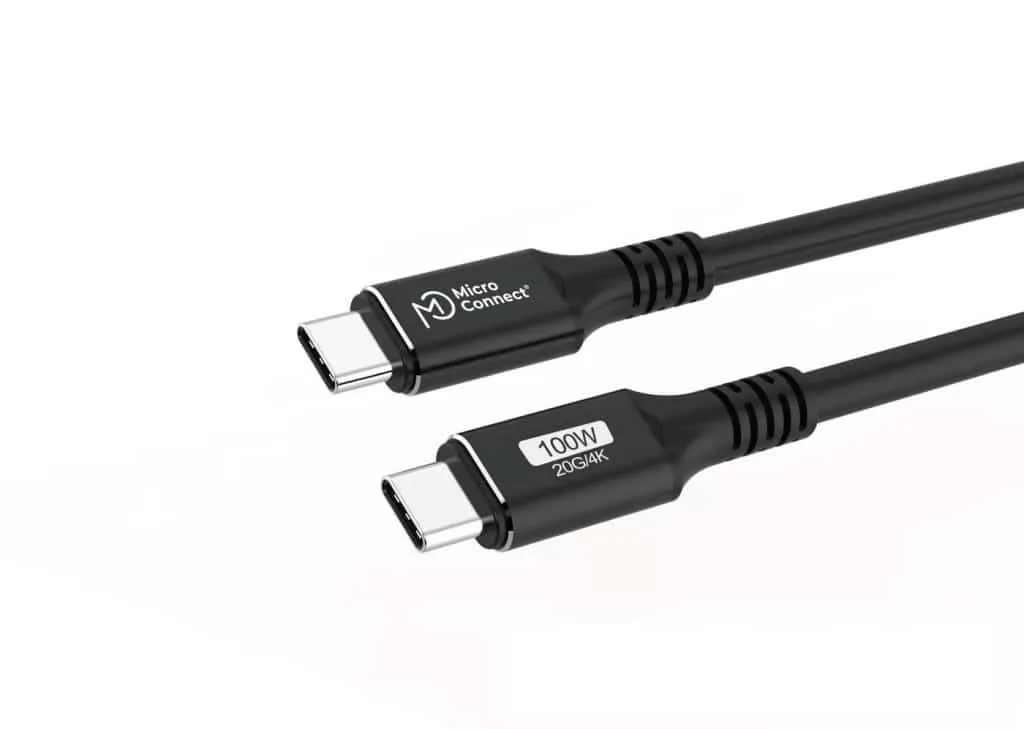 Microconnect Premium USB-C-kabel 0,15m 100W 20Gbps 4K