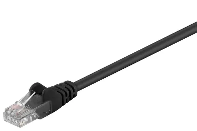 Microconnect CAT5e U/UTP netwerkkabel 0,5m zwart