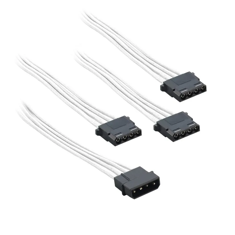 CableMod ModFlex Molex verlengkabel 1-naar-3 30cm wit