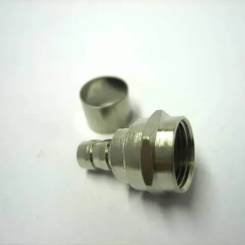T.E.G. F plug krimp RG59 coax connector