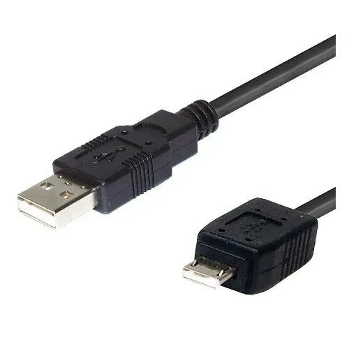 T.E.G. USB-kabel A Micro-USB 1,0 m zwart