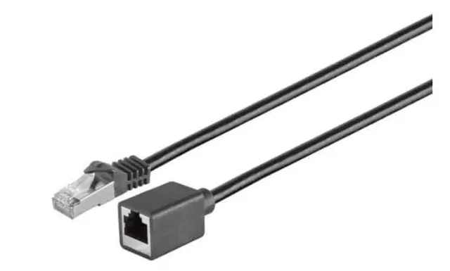 Microconnect CAT6 netwerkkabel F/UTP 1m zwart