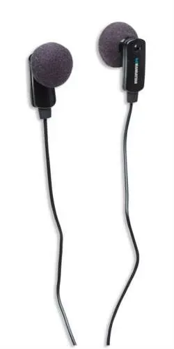 T.E.G. earphone stereo oortjes zwart universeel