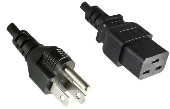 Microconnect US-C19 stroomkabel 1,8m zwart server