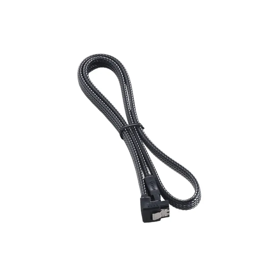 CableMod ModMesh haakse SATA 3 kabel 60cm carbon