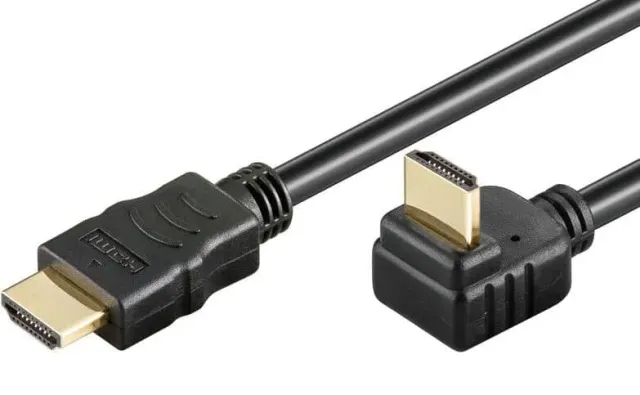 Microconnect HDMI 2.0 Kabel 0,5m Haaks 270° 4K