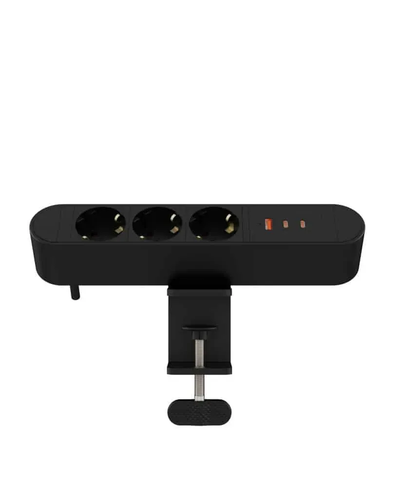Microconnect Multi Desktop stekkerdoos 3-voudig 1,8m 67W