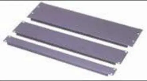 T.E.G. 19 inch Paneel 1U Gesloten RAL7035 Grijs