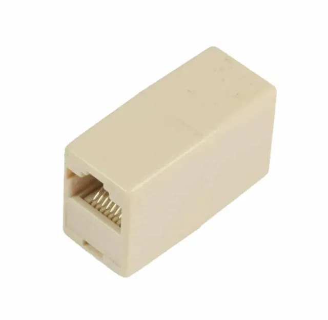 Microconnect RJ45-RJ45 koppelstuk F/F zwart