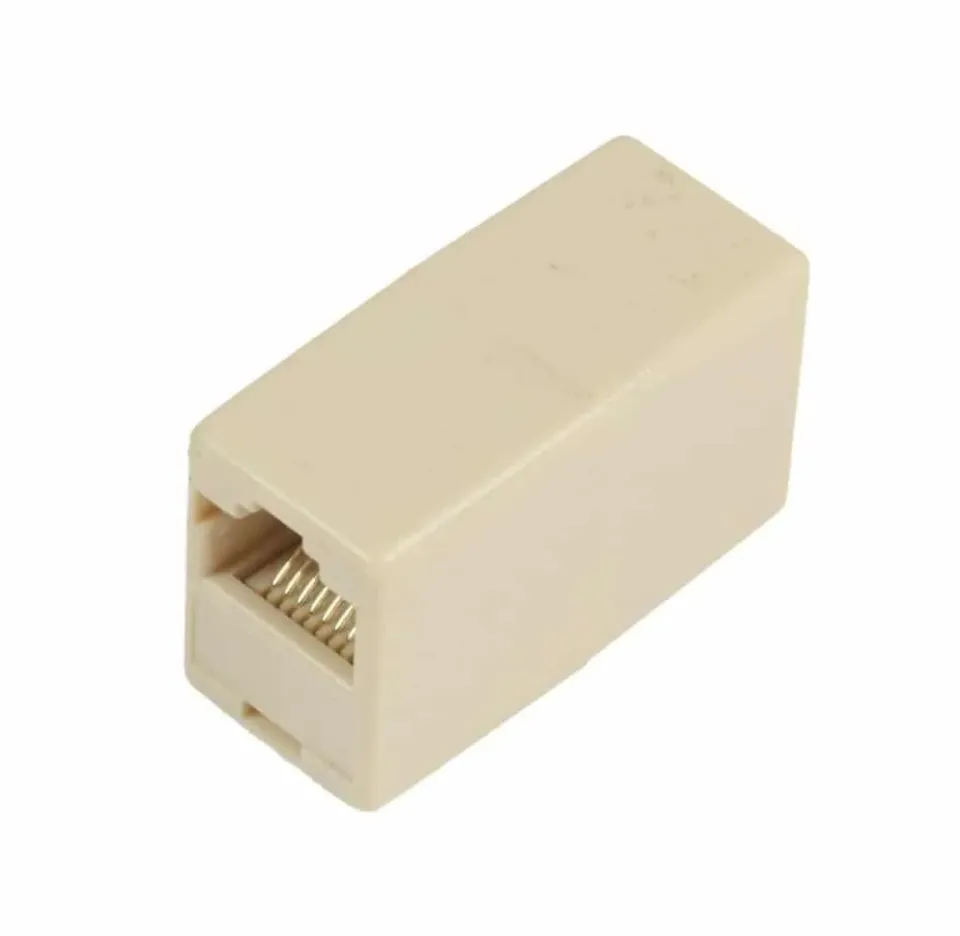 Microconnect RJ45-RJ45 koppelstuk F/F zwart