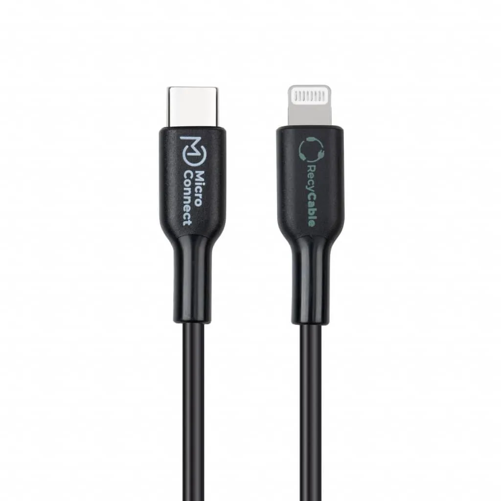 Microconnect ReConnect USB-C naar Lightning kabel 1m
