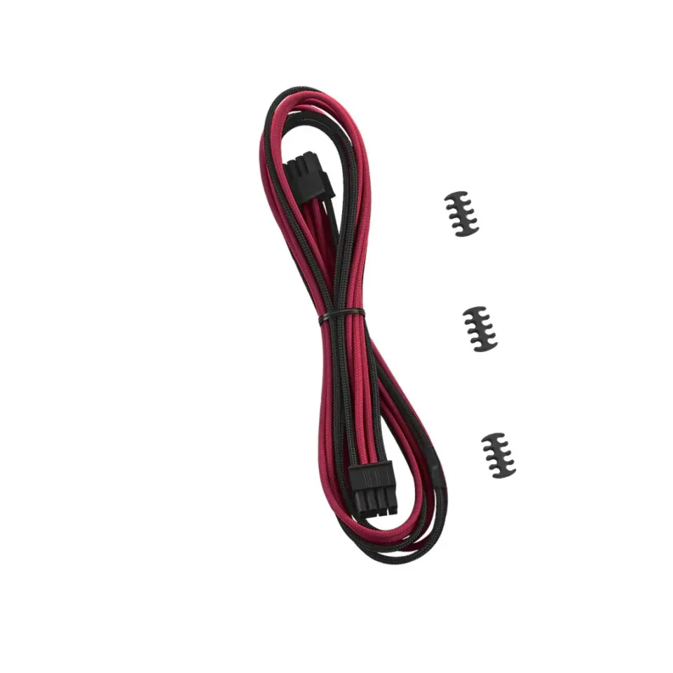 CableMod RT-Series Classic ModMesh 8-pin PCI-e kabel zwart-rood 60cm