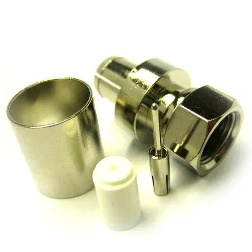 T.E.G. F-plug male 7.5/11mm soldeer/krimp