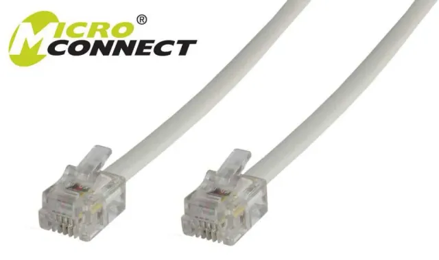 MicroConnect RJ12 telefoonkabel 2m M-M 6P6C
