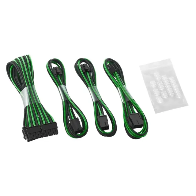 CableMod Classic ModFlex Basic verlengkabelset zwart-groen