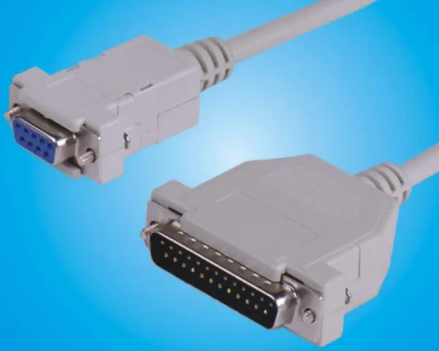 Microconnect IBM029-2 printerkabel 1.8m DB25 serieel