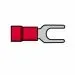T.E.G. fast-on vorkcontact M3 rood 100 stuks