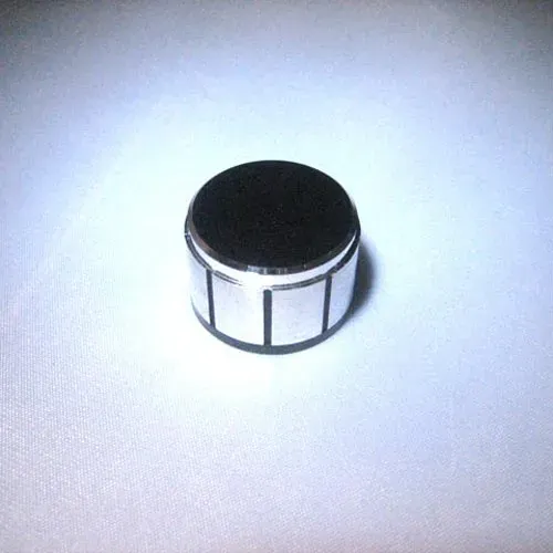 T.E.G. aluminium knop schroef 16x23 as 6mm