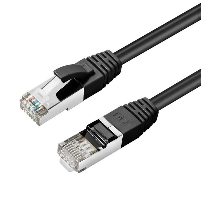 Microconnect CAT6 S/FTP netwerkkabel 1,5m zwart