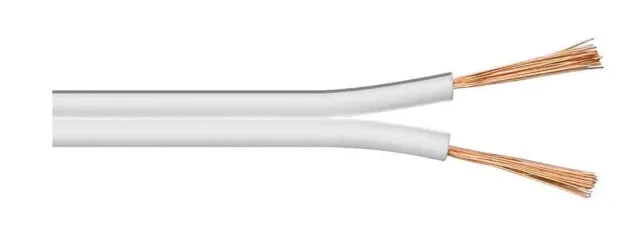 Microconnect luidsprekerkabel 100m 2x2,5mm² wit CCA