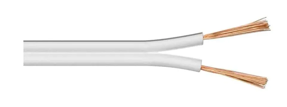 Microconnect luidsprekerkabel 100m 2x2,5mm² wit CCA