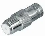 T.E.G. BNC naar F verloopadapter female 75 Ohm