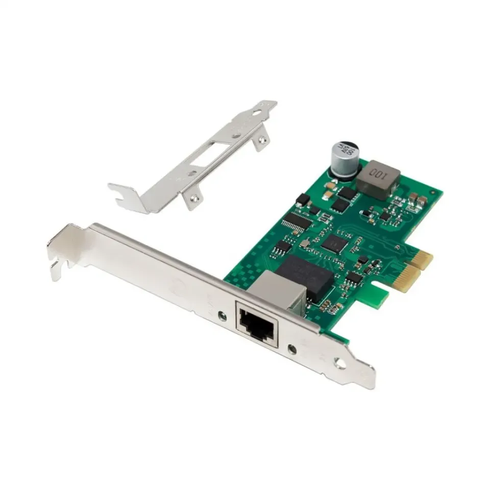 Microconnect I226 2.5G PoE netwerkkaart PCIe x1 RJ45