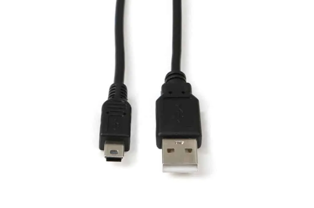 Microconnect USB 2.0 kabel USB-A naar Mini-B 5-pins 0,5m