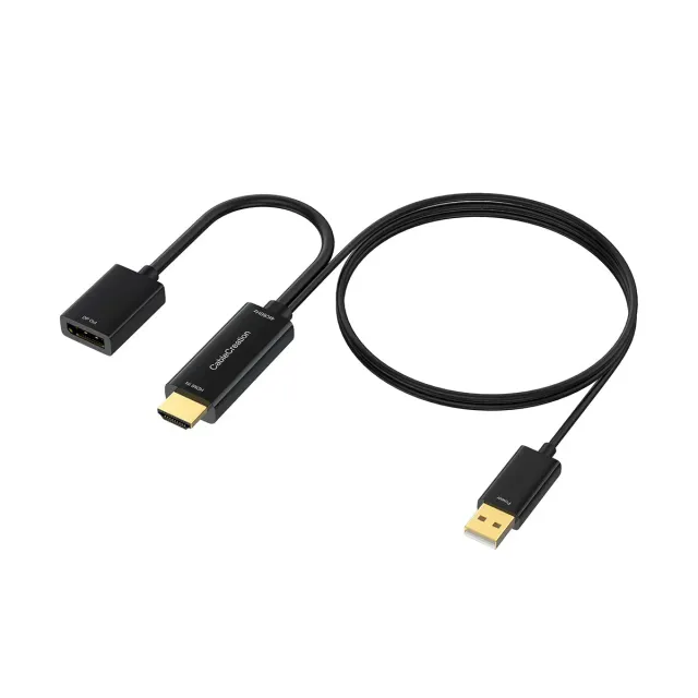 CableCreation HDMI naar DisplayPort adapter 4K 60Hz