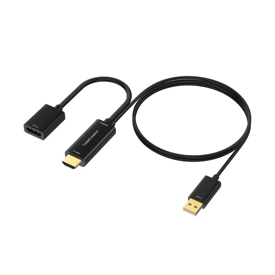 CableCreation HDMI naar DisplayPort adapter 4K 60Hz